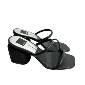 DOLCE VITA BLOCK HEEL BLACK WOMEN SANDALS SIZE 9 NEW WITH STICKER TAGS AND BOX